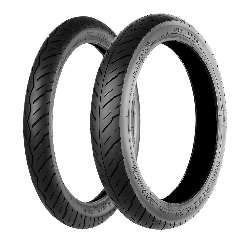Vỏ Xe NOUVO chính hãng IRC trước 70/90-16 NF59 hoặc sau 80/90-16 NR76 loại dùng ruột