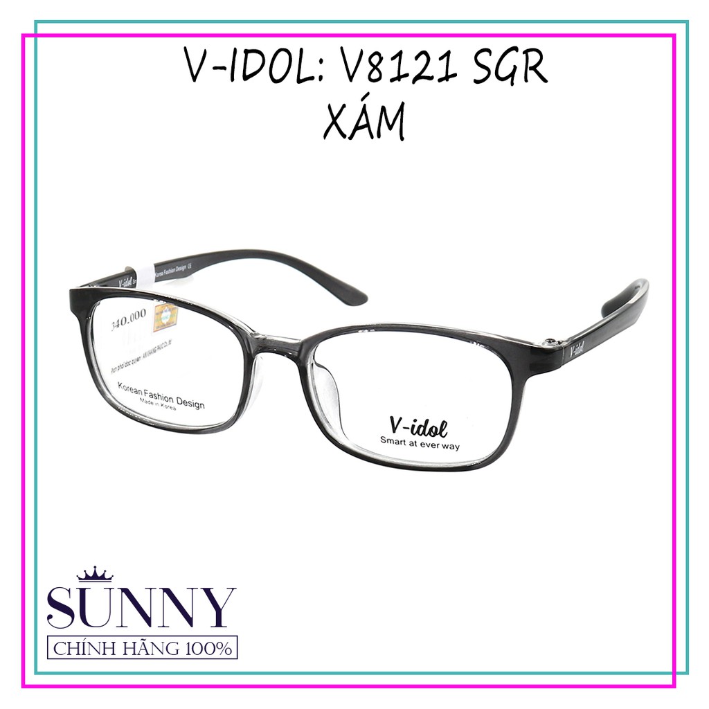 V8121 gọng kính V-idol chính hãng, thiết kế dễ đeo bảo vệ mắt