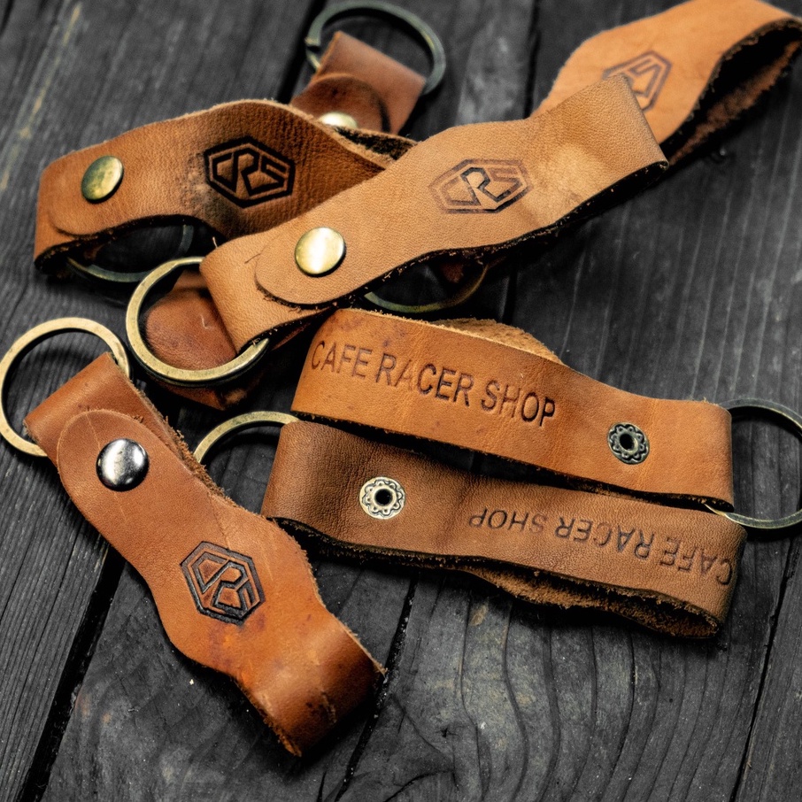 Móc khóa da bò CRS - Phụ kiện Handmade