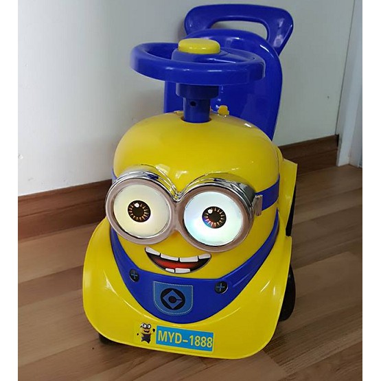 Xe lắc chòi chân hình minion có đèn phát nhạc cho bé | Shopee Việt Nam