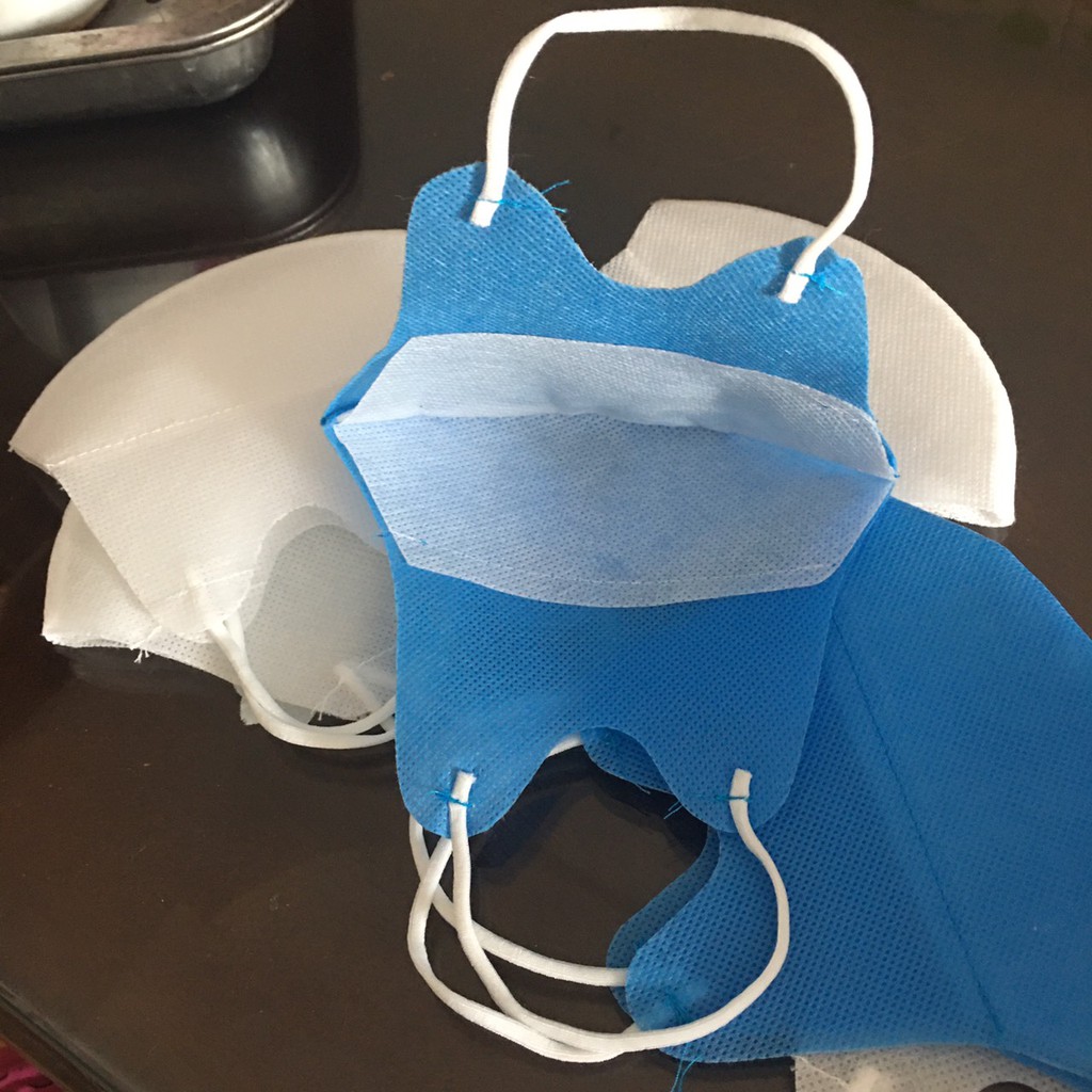 KHẨU TRANG VẢI KHÔNG DỆT 3D 2 LỚP | BigBuy360 - bigbuy360.vn