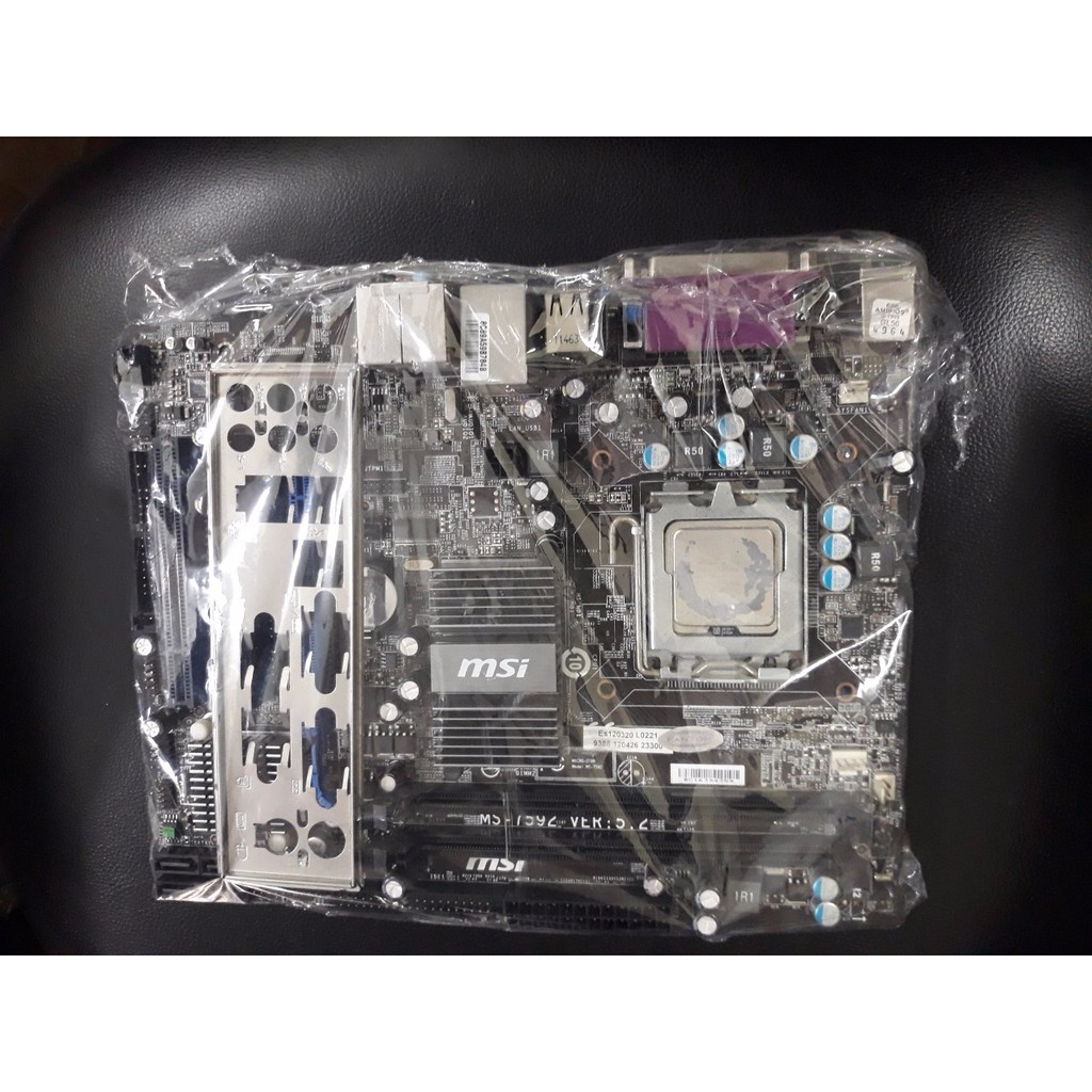 combo main msi g41+ram2g+e5400 kèm quạt fe tháo case | BigBuy360 - bigbuy360.vn