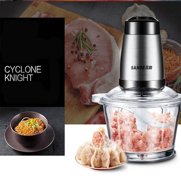 XẢ máy xay thịt Sande 1.2L xay cua cá, ngũ cốc đa năng