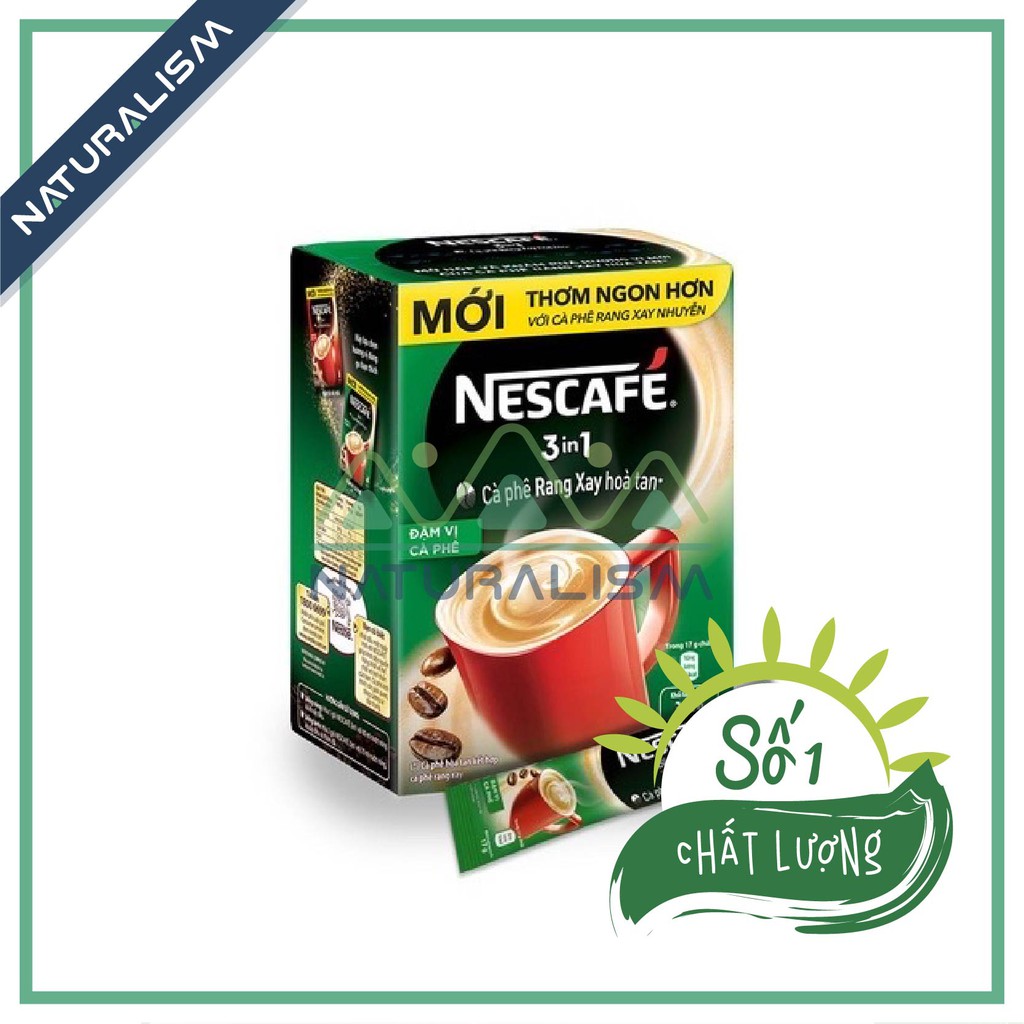 Nescafe Xanh 3 trong 1 (gói 17g) Cà phê hoà tan Đậm vị