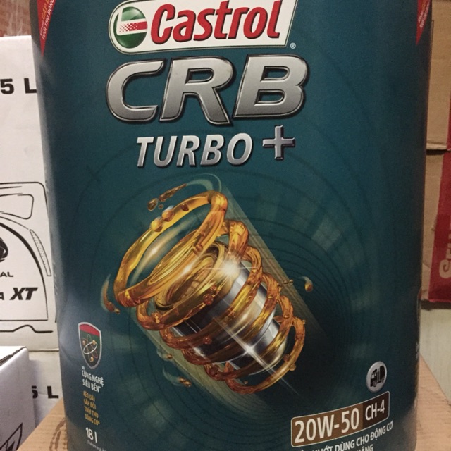 Nhớt Castrol CRB Turbo+ 20w50/15w40 (18L)