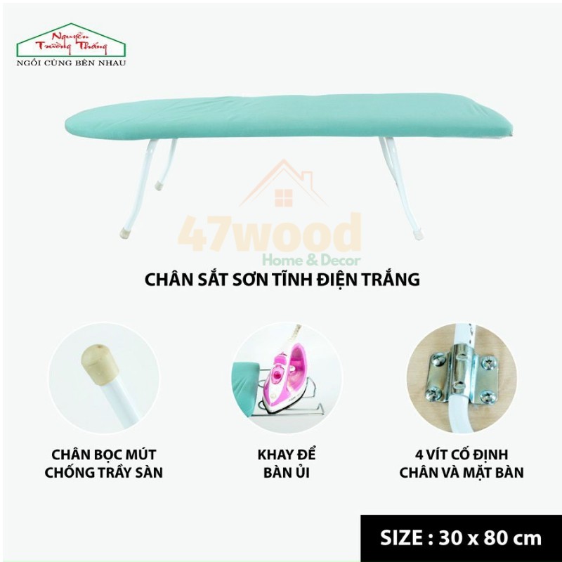 Kệ để bàn ủi kiểu ngồi chân xếp gọn