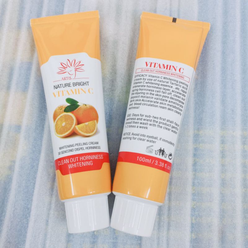 Kem tẩy da chết vitaminc, Gel tẩy tế bào chết làm sáng da