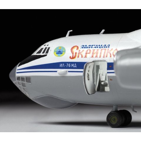 Mô hình quân sự Máy bay vận tải Ilyushin Il-76MD tỉ lệ 1/144 Zvezda