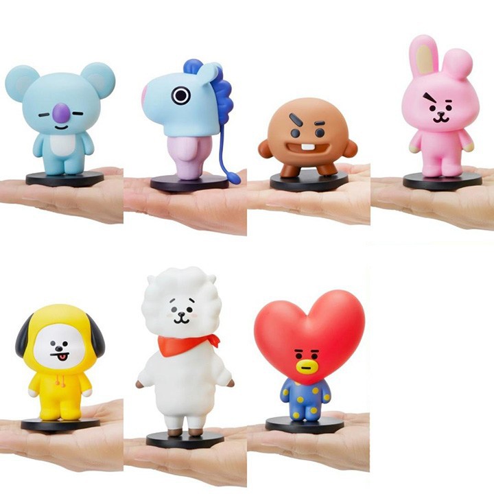 Mô Hình Nhân Vật Bt21 Bts Chất Lượng Cao