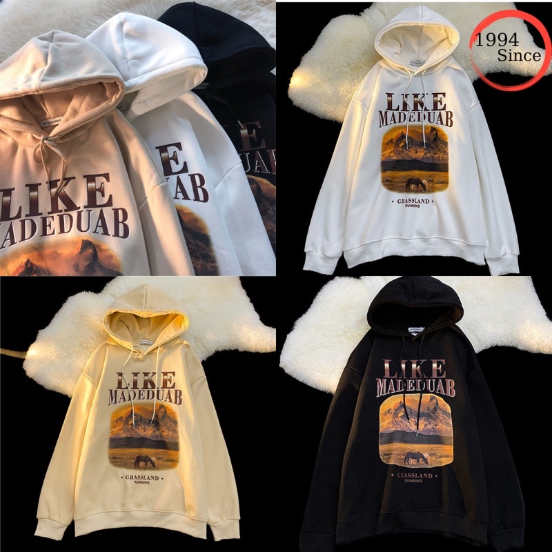 Áo Hoodie nam nữ unisex LiKe, Áo nỉ bông có mũ 2 lớp phom rộng phong cách hàn quốc ulzzang đủ màu | BigBuy360 - bigbuy360.vn