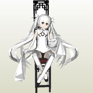Mô hình giấy anime girl[Yosuga no Sora] Sora Kasugano ver.2