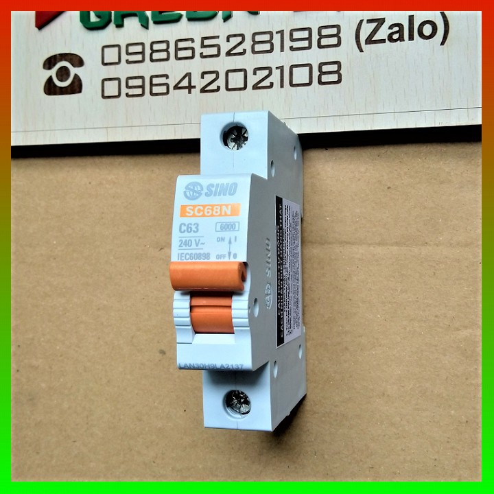 Át tép 1P 16A... 63A - SC68N Sino