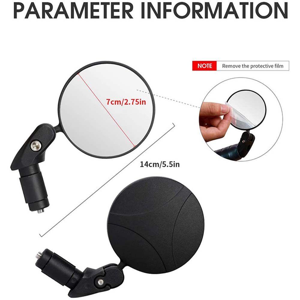 Gương Chiếu Hậu Tròn Xoay 360 Độ Gắn Tay Lái Xe Đạp TAYLOR1