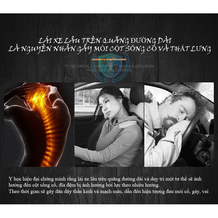 Gối tựa đầu bằng da cho ghế xe ô tô có gắn logo của các hãng xe | BigBuy360 - bigbuy360.vn