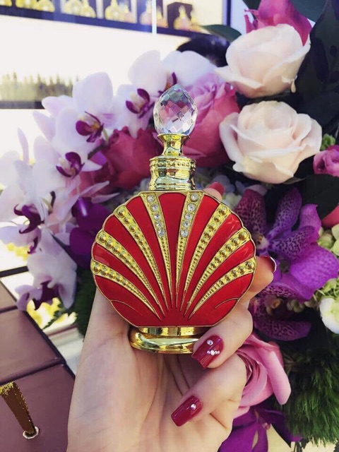 (Quà Lễ tình yêu )Tinh dầu Dubai cao cấp thiết kế hoa đỏ siêu đẹp | BigBuy360 - bigbuy360.vn