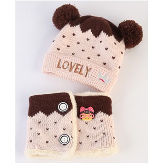 SALE [80k] Set khăn mũ len cho bé