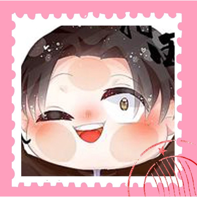 hình dán tem thư Kimetsu no yaiba ép lụa /Sticker anime tem thư