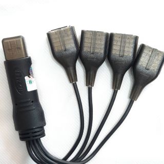 Hub chia 4 cổng USB dạng dây Dtech