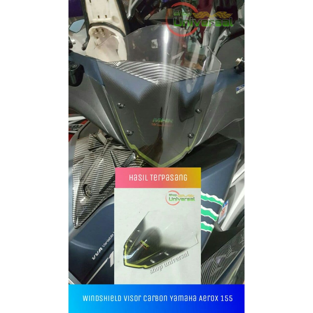 Tấm Chắn Gió Bằng Sợi Carbon Cho Xe Yamaha Aerox 155 Aerox 155 A260