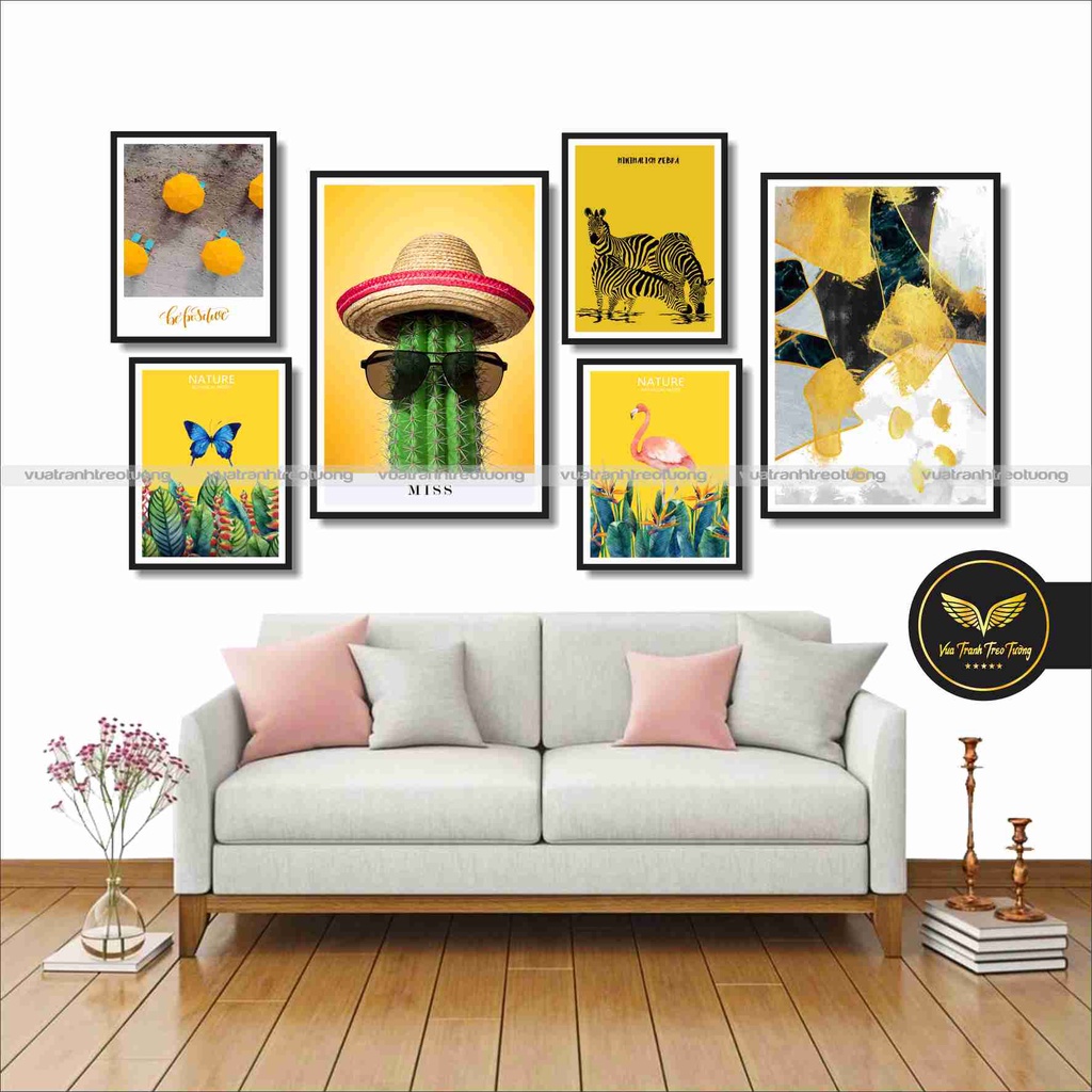 Set 6 Tranh Lớn (2 Tranh 40x60cm, 4 Tranh 30x40cm), tranhdecor - tranhtrangtri - Tranh Treo Tường - Dán Tường, GIÁ RẺ