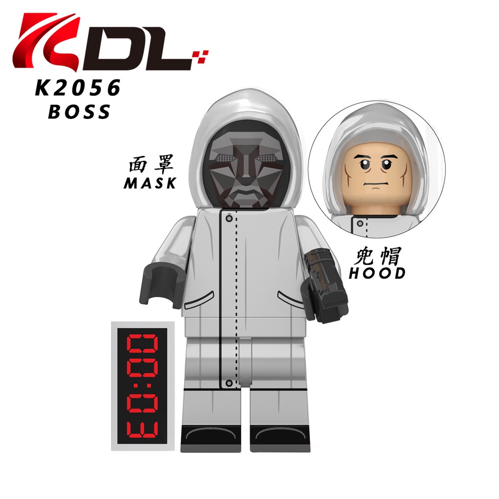 Lego Minifigures Nhân Vật Trong Trò Chơi Con Mực Squid Game KDL808 - Đồ Chơi Lắp Ráp