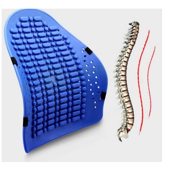 Automotive Waist Cushion Driver Seat Waist Support Cushion Summer Office Seat Lumbar Cushion Car Waist Support Backrest Driver car accessories zr4T