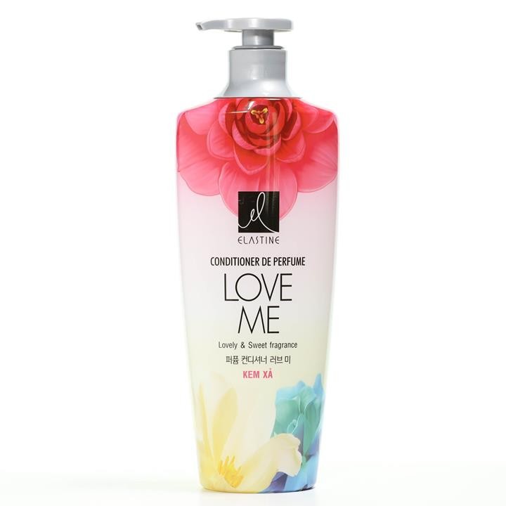 Bộ Dầu Gội Xả Nước Hoa Elastine De Perfume Love Me (600ml)