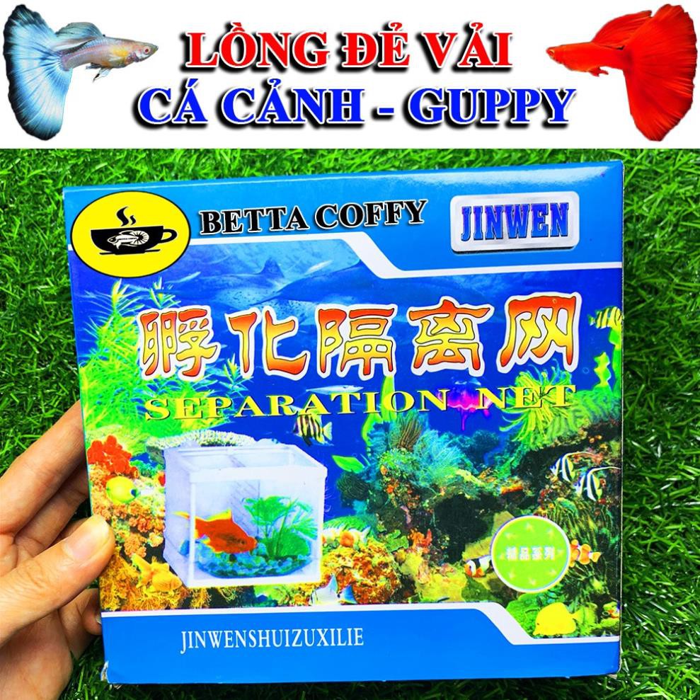 🧺 Lồng Đẻ Vải Nhỏ Lớn cho cá cảnh - Cá Bảy Màu, Guppy ☕️ BETTA COFFY
