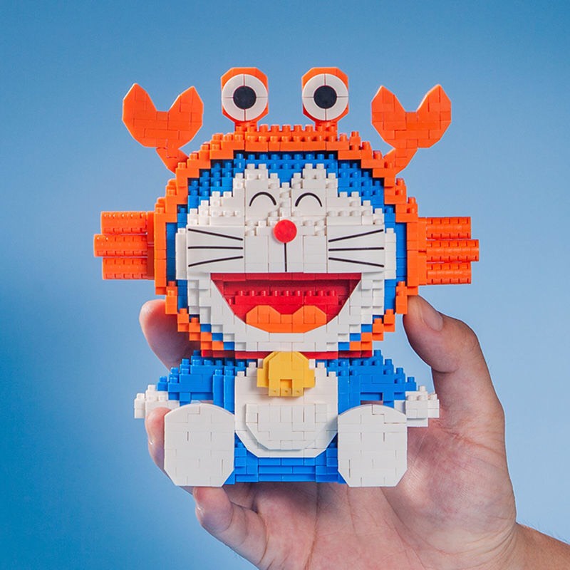 Bộ đồ chơi lắp ráp ghép hình Doraemon - Mô hình 3D BALODY cung hoàng đạo, đồ decor trang trí, mô hình quà tặng