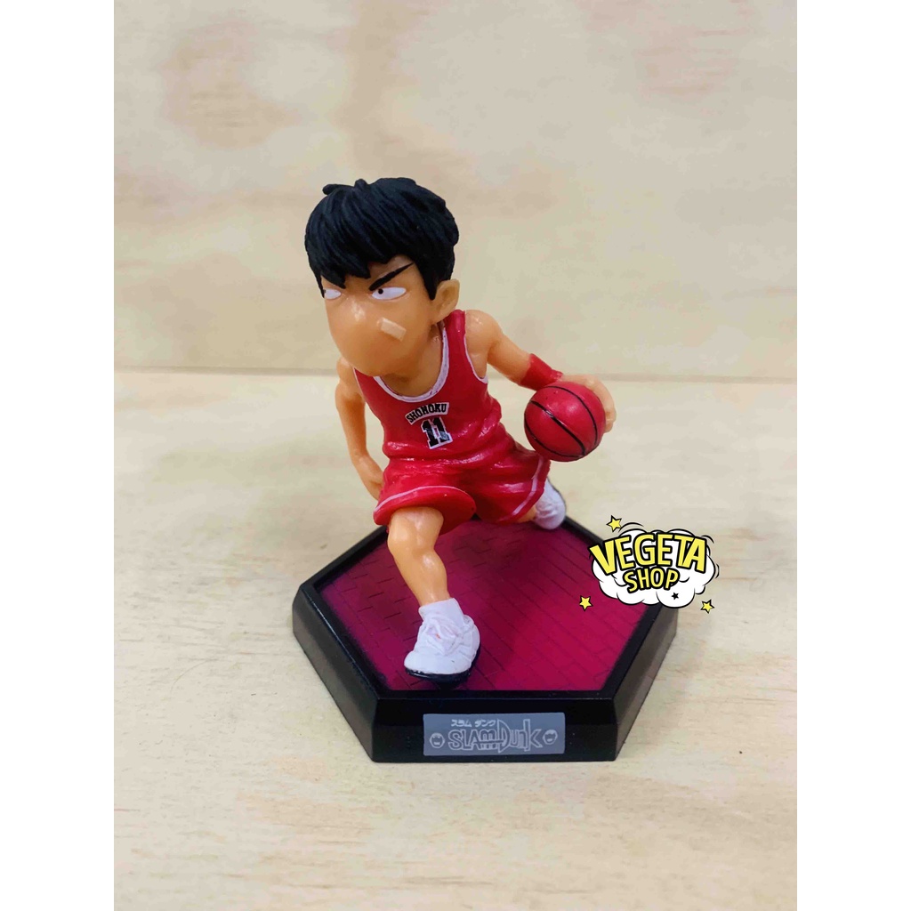 Mô hình Slam Dunk - Bóng rổ Slam Dunk - Trường Shohoku - Hanamichi Rukawa Akagi Mitsui Ryota - Cao 8~9cm