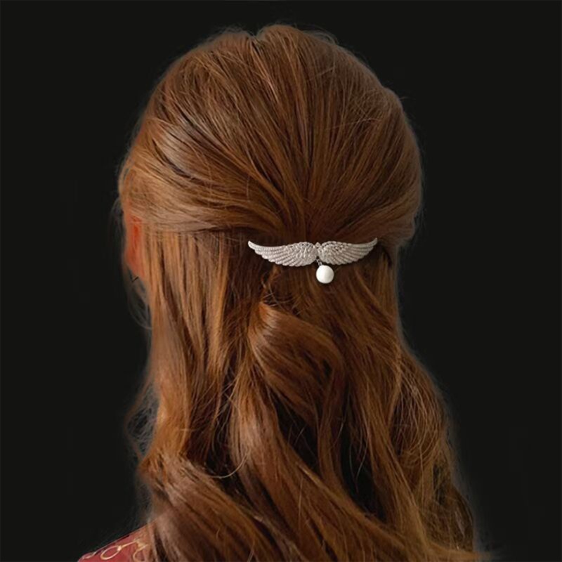 Kẹp Tóc Trang Trí Hình Cánh Thiên Thần Phong Cách Lolita