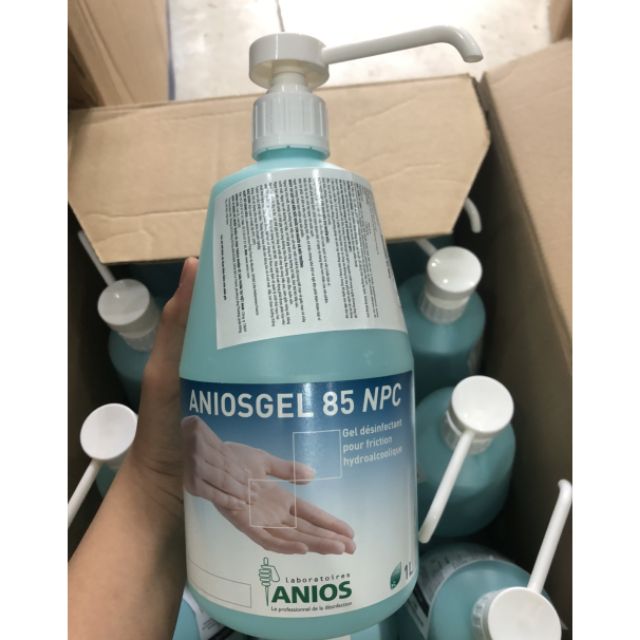 [Chai 1L+Date mới] Nước rửa tay ANIOSGEL 85 NPC ( dung dịch rửa tay Aniosgel )