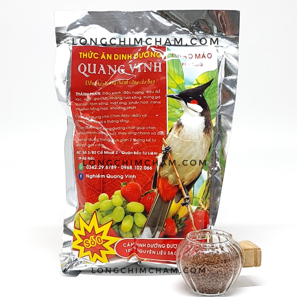 10 Gói thức ăn cho chim non và chim trưởng thành - Jambull (400g/pack)