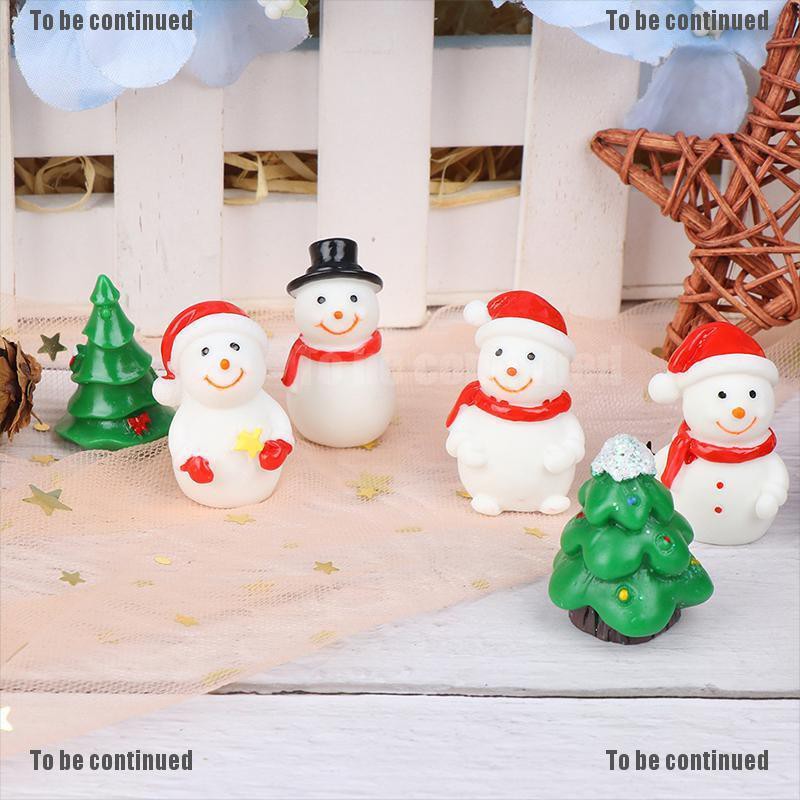 Mô Hình Ông Già Noel / Người Tuyết Mini Vườn