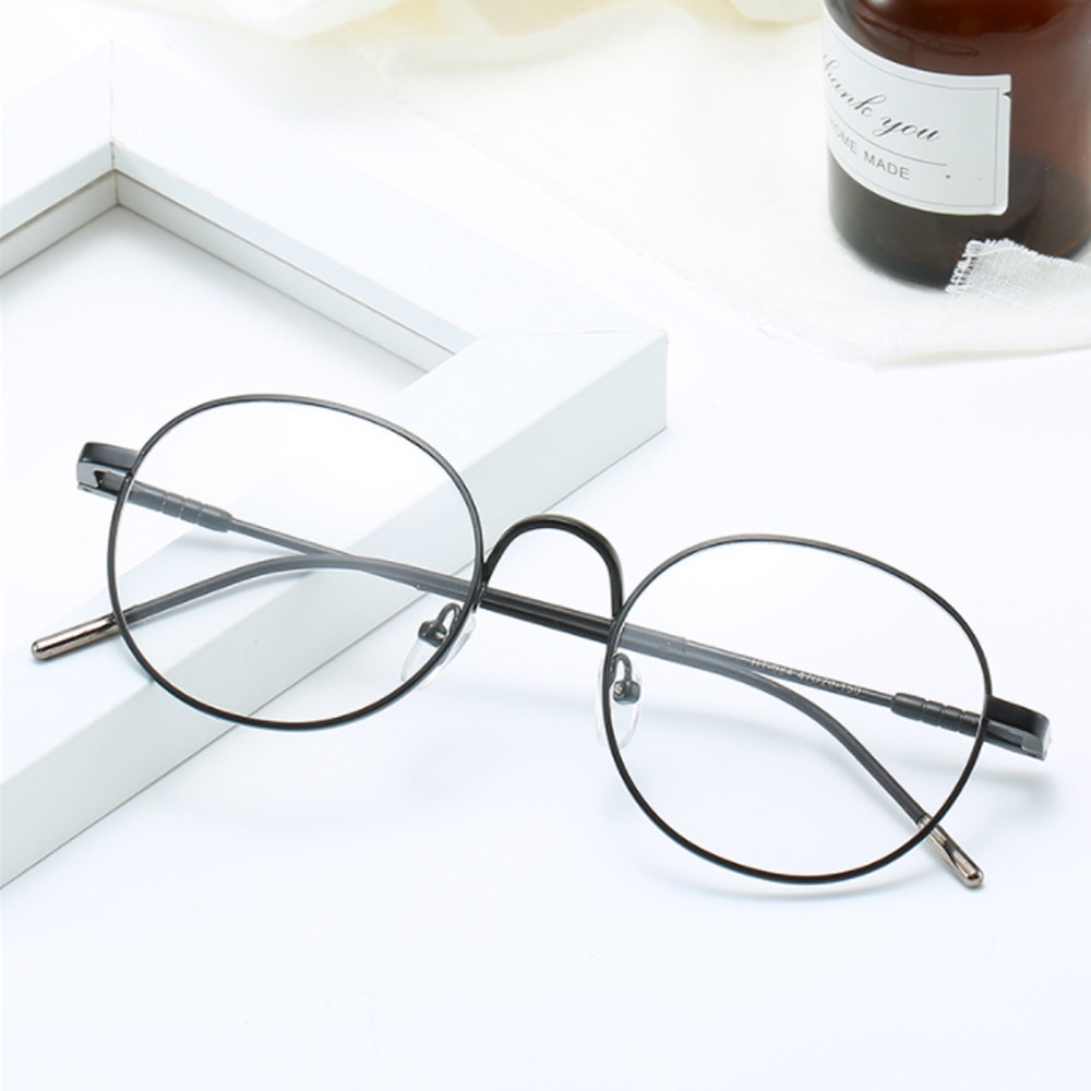 Mắt Kính Gọng Kim Loại Siêu Nhẹ Phong Cách Thời Trang Cao Cấp Cho Nam Và Nữ