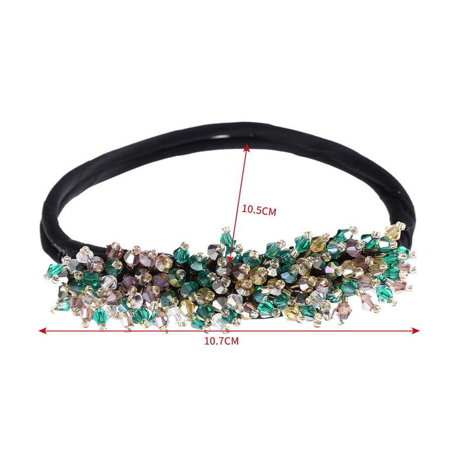 Dây buộc tóc đính pha lê kim cương nhân tạo thời trang Hàn Quốc thanh lịch cho nữ