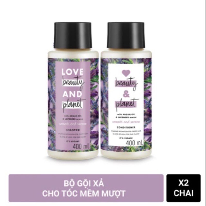 CẶP DẦU GỘI XẢ LOVE BEAUTY AND PLANT 400ml giá shock