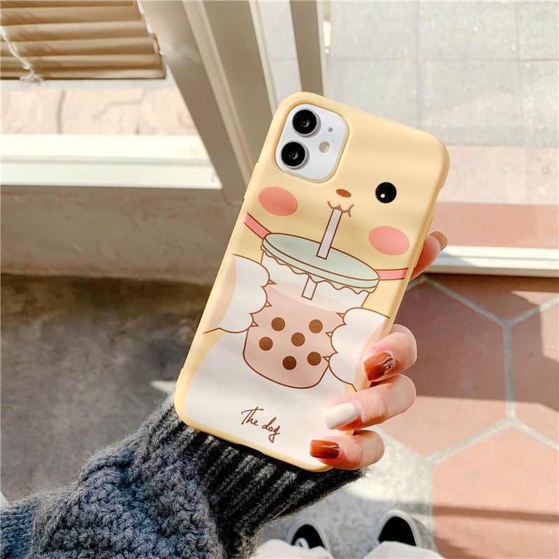 Soft shell Tpu Case Cartoon For iPhone 6 6S 7 cộng x XS XR 11 Pro 12 Mini Max Cover Casing