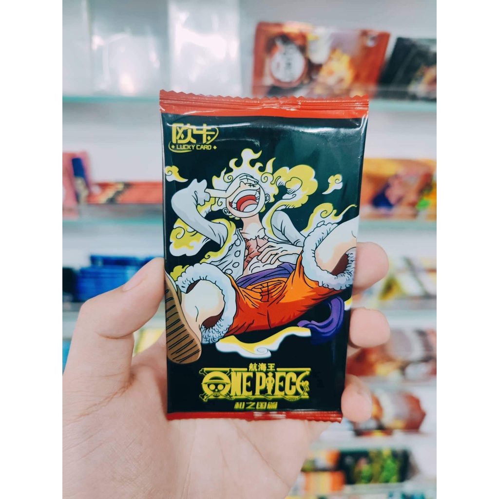 Set 5 ảnh thẻ nhân phẩm one piece naruto kimetsu no yaiba Anime Loại cao cấp ngẫu nhiên