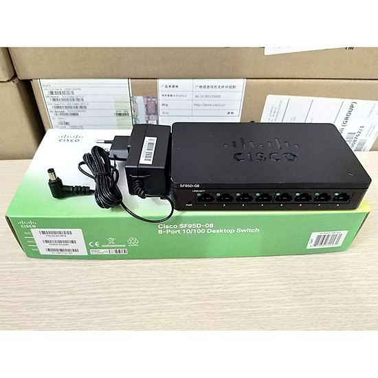 Bộ chia mạng Cisco SG95D-08 SMB 95 Series 8 Ports 1000Mbps Unmanaged Switch-hàng chính hãng