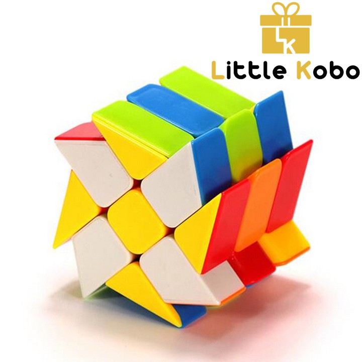 Rubik Windmill Cube Stickerless MoYu MeiLong MFJS Rubik Biến Thể