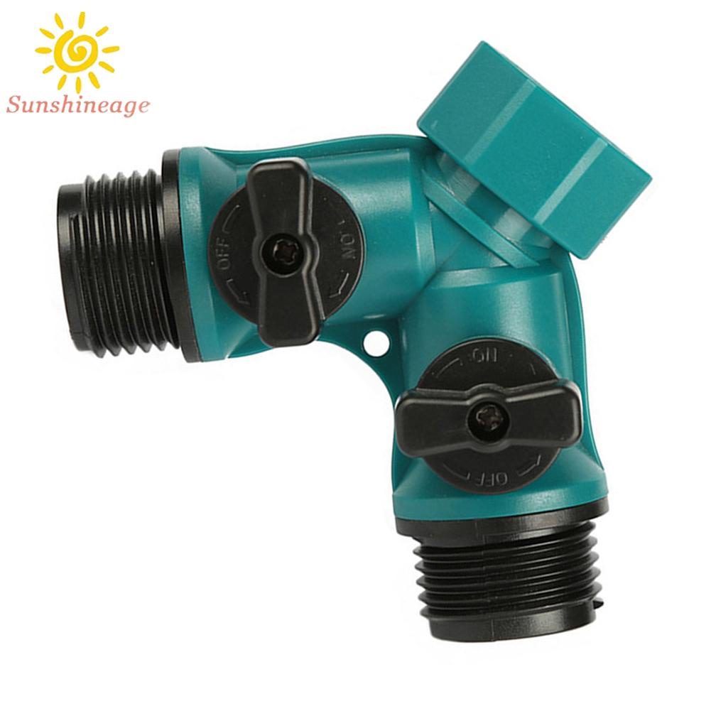 SUNAGE- ~Two-way Connector Garden Garden Hose Hose Splitter Outdoor Tap Y-Type - Watering【SUNAGE-HOT Fashion】