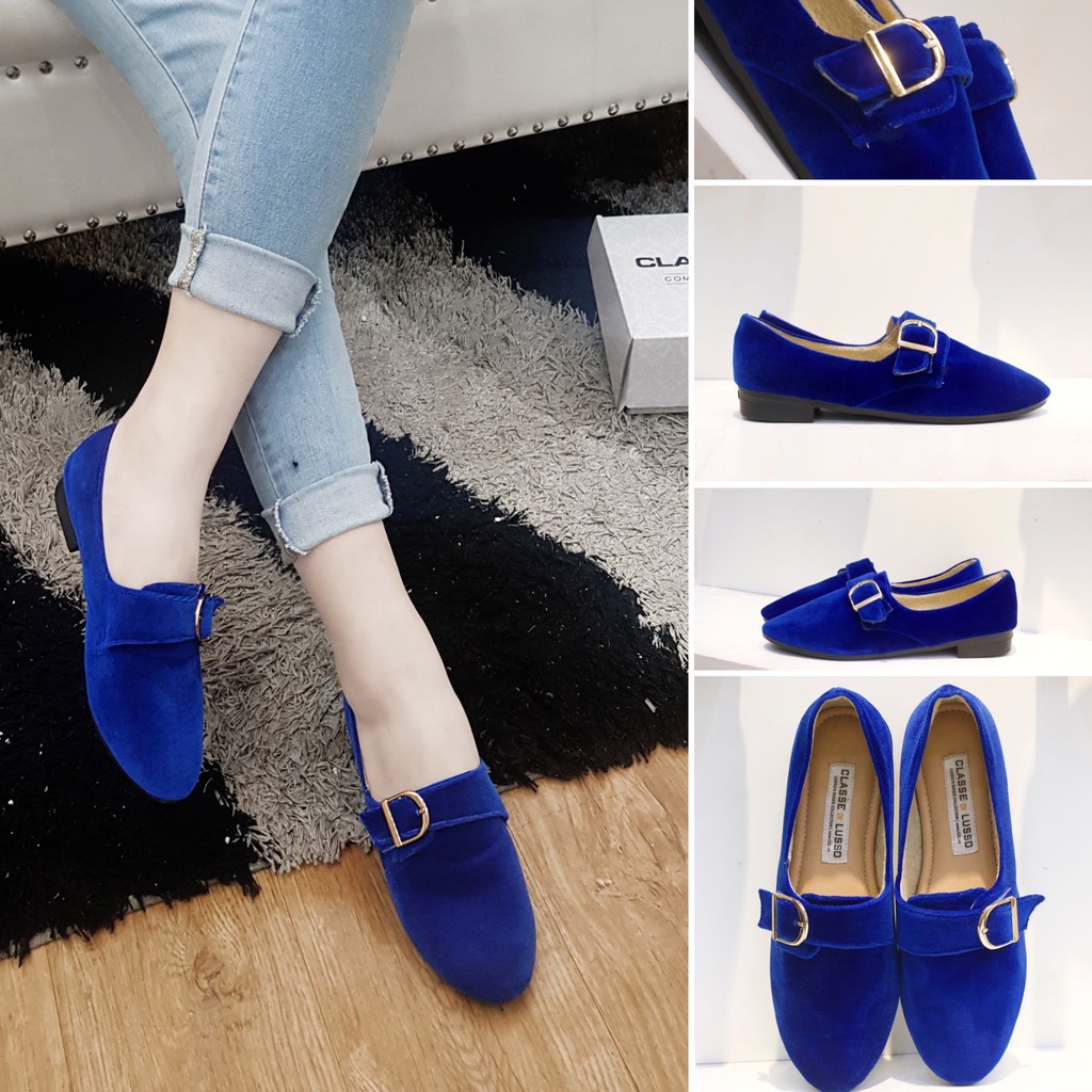 GIÀY BÚP BÊ MŨI TRÒN LOAFER ANORA NEON CLO3017NE