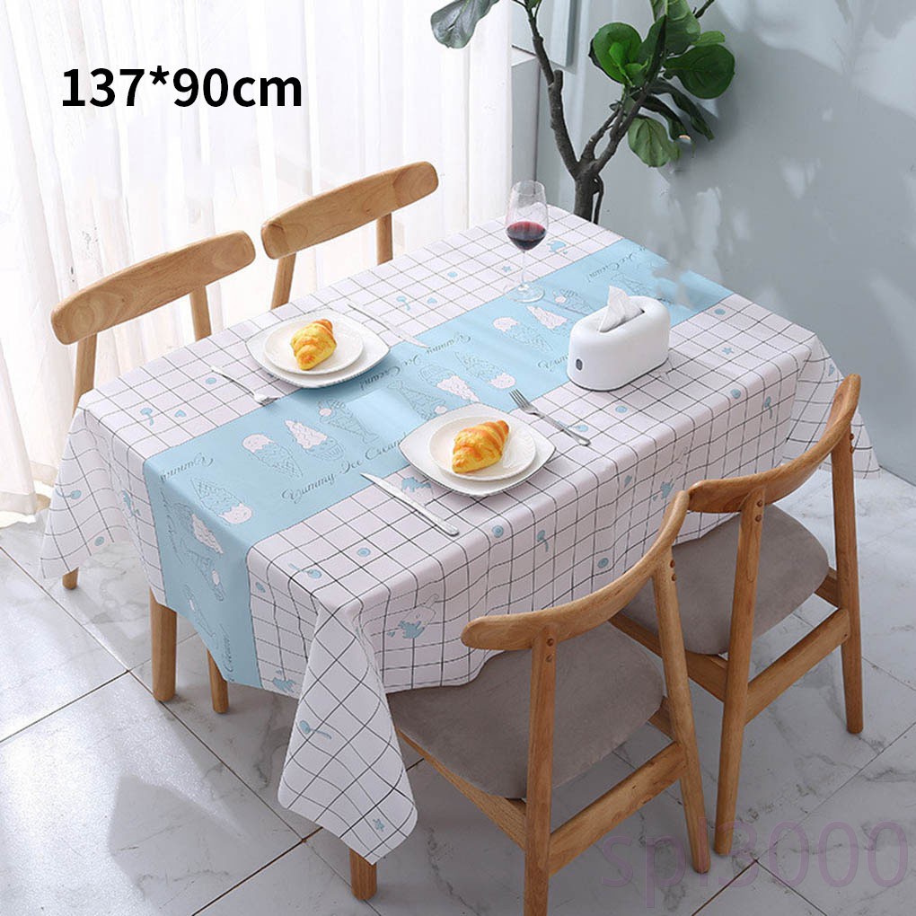 Khăn Trải Bàn Chất Liệu Pvc Chống Thấm Nước