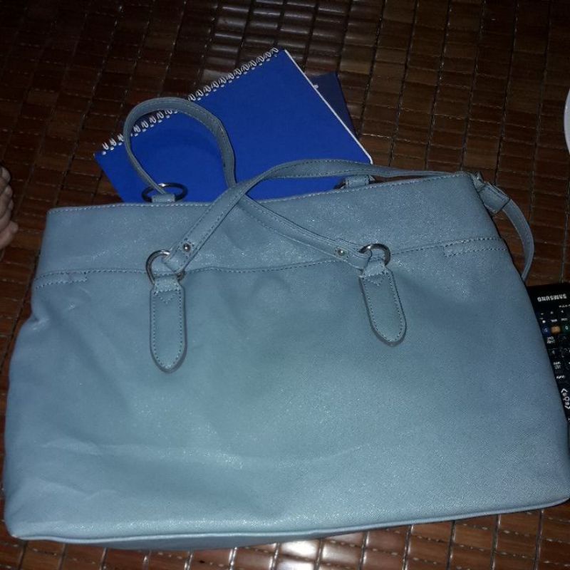 Balo 2in1 xanh mint, A4, laptop, si Nhật