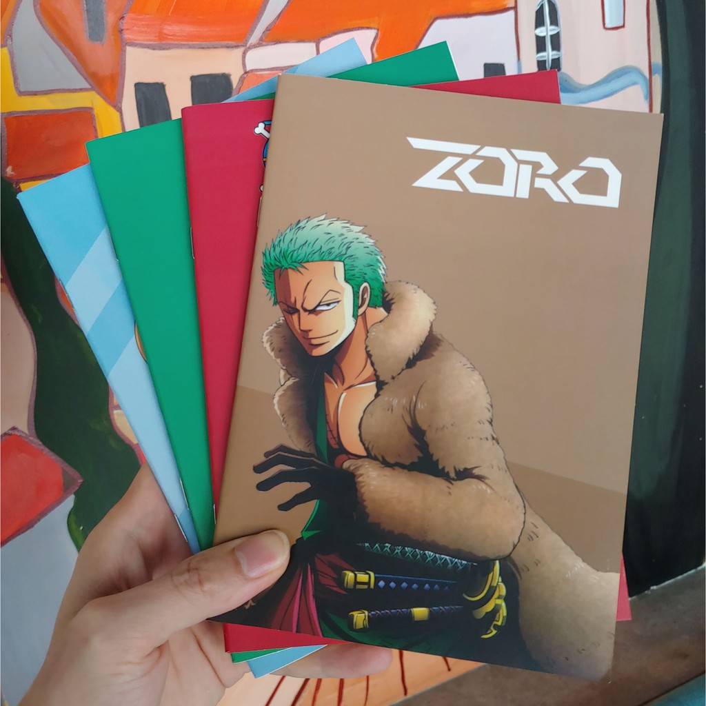 1 quyển vở A5 Zoro bìa nâu 80 trang