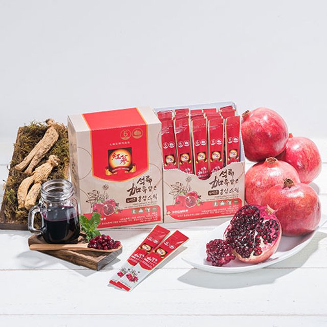 Hộp hồng sâm lựu đỏ Korean ginseng distribution 12g x 30 gói kèm túi quà tặng