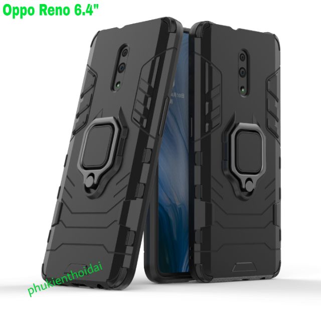 Ốp lưng Oppo Reno / Reno 2 / Reno 6 5G chống sốc Iron Man Iring cao cấp siêu bền