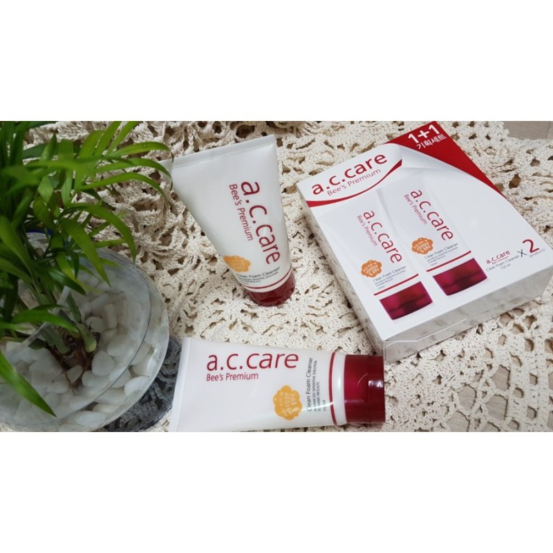 A.C.Care Sữa rửa mặt loại bỏ mụn từ nọc ong Bee's Premium 150ml