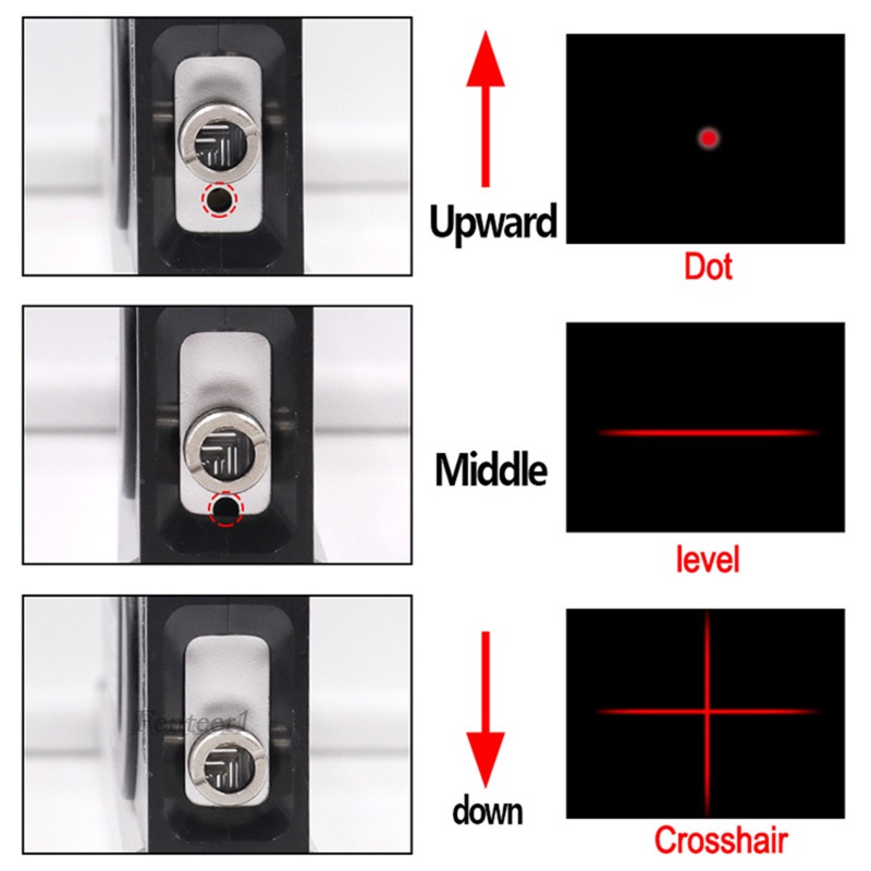 Laser Level Aligner Vertical Horizontal with Locking Measure Tape Ruler